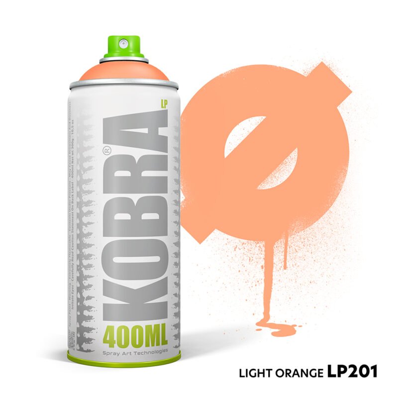 KOBRA - LP 201 - LIGHT ORANGE 400ml - Laranja