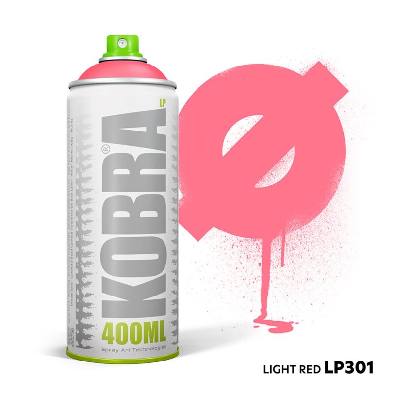 KOBRA - LP 301 - LIGHT RED 400ml - Vermelho