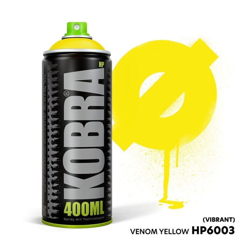 KOBRA - HP 6003 - VENOM YELLOW 400ml - Amarelo