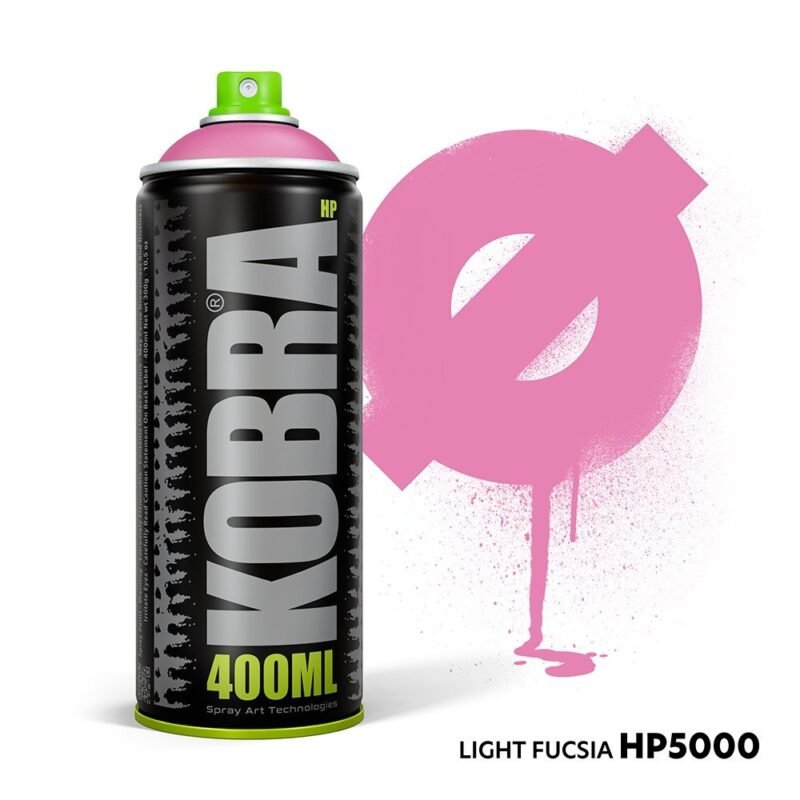 KOBRA - HP 5000 - LIGHT FUCHSIA 400ml - Rosa
