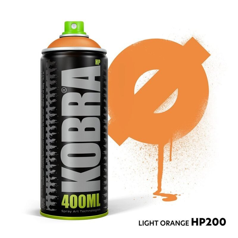 KOBRA - HP 200 - LIGHT ORANGE 400ml - Laranja