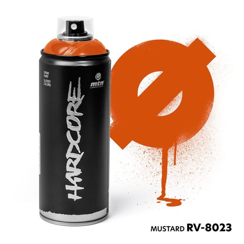 MTN HARDCORE - RV-8023 - MUSTARD 400ml - Amarelo