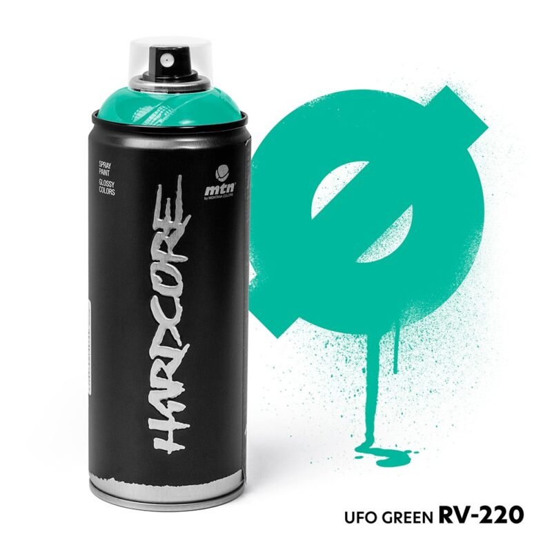 MTN HARDCORE - RV-220 - UFO GREEN 400ml - Verde