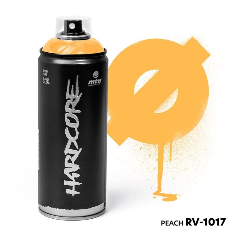 MTN HARDCORE - RV-1017 - PEACH 400ml - Amarelo