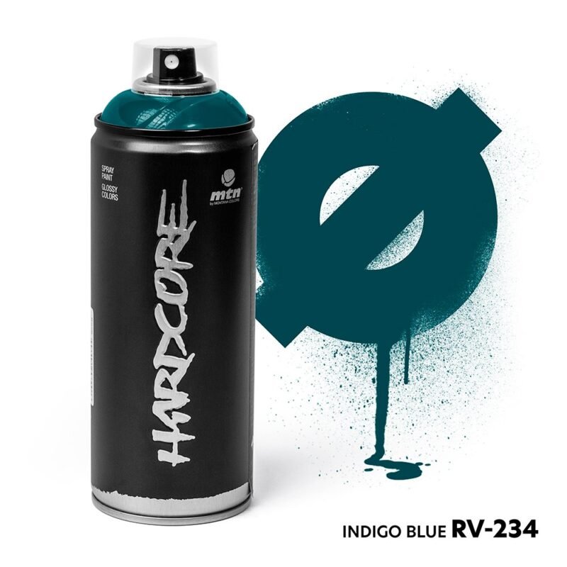 MTN HARDCORE- RV-234 - INDIGO BLUE 400ml - Azul