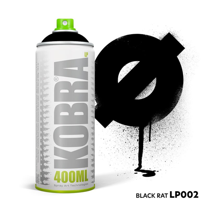 KOBRA - LP 002 - BLACK RAT 400ml - Preto