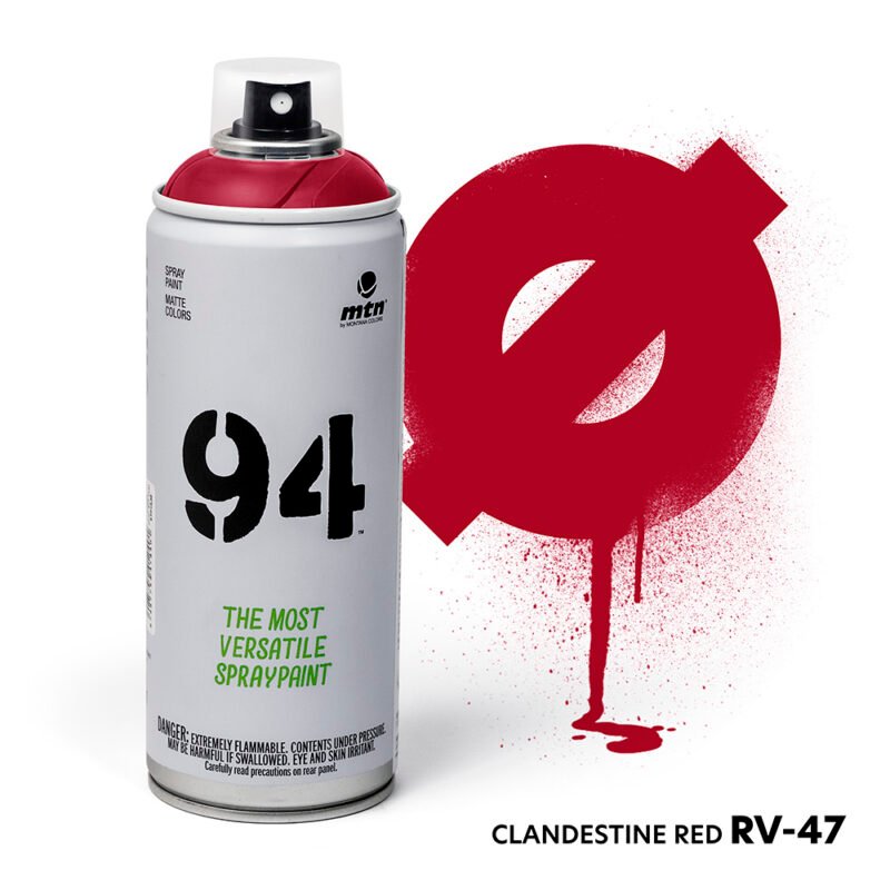 MTN 94 - RV-47 - Clandestine Red 400ml - Vermelho