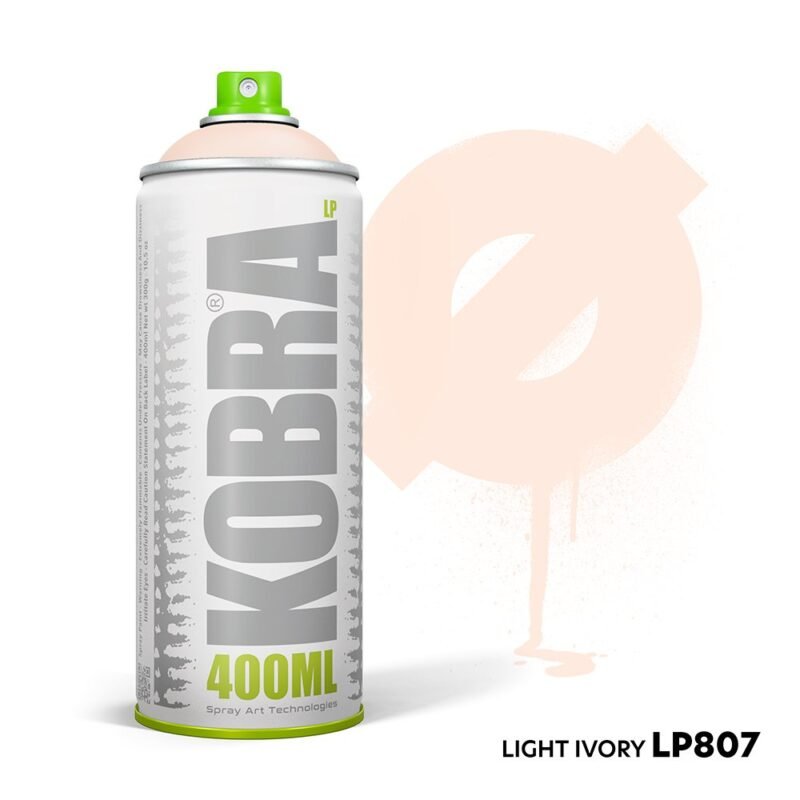 KOBRA - LP 807 - LIGHT IVORY 400ml - Marrom