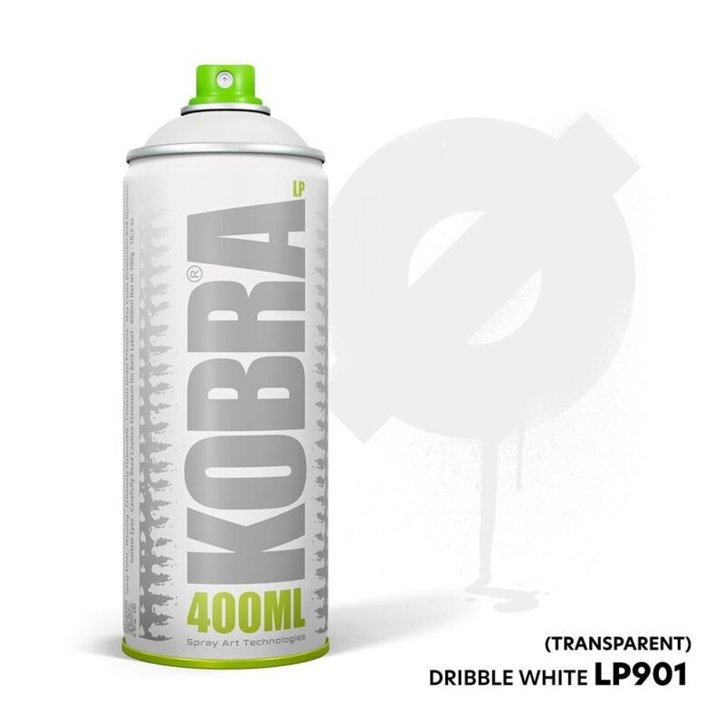 KOBRA - LP 901 - DRIBBLE WHITE 400ml - Branco