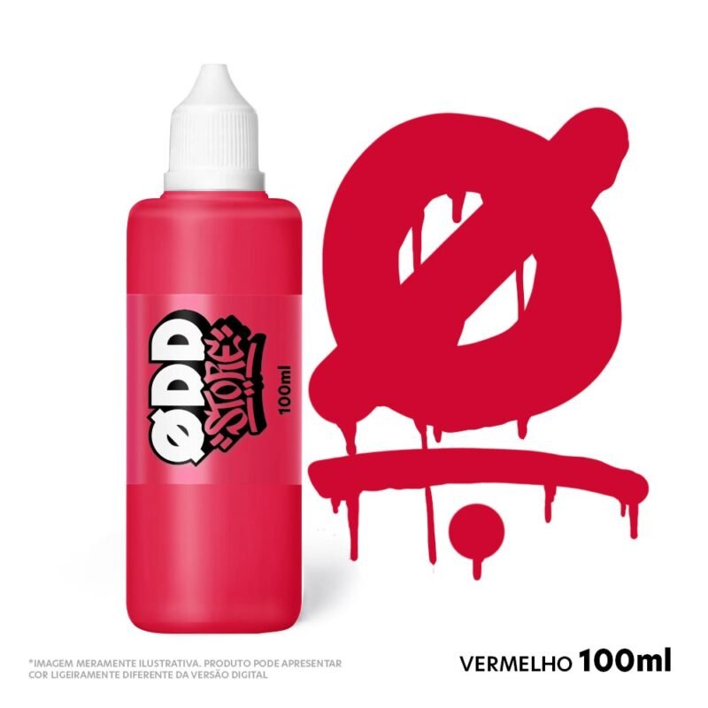 MARCADOR SQUEEZER ODD 100ml - VERMELHO