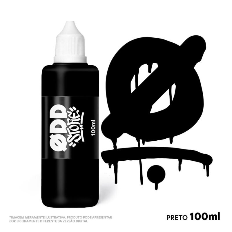 MARCADOR SQUEEZER ODD 100ml - PRETO