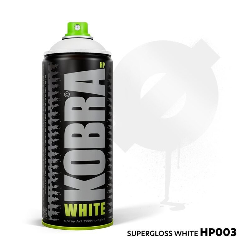 KOBRA - HP 003 - SUPERGLOSS WHITE 400ml - Branco