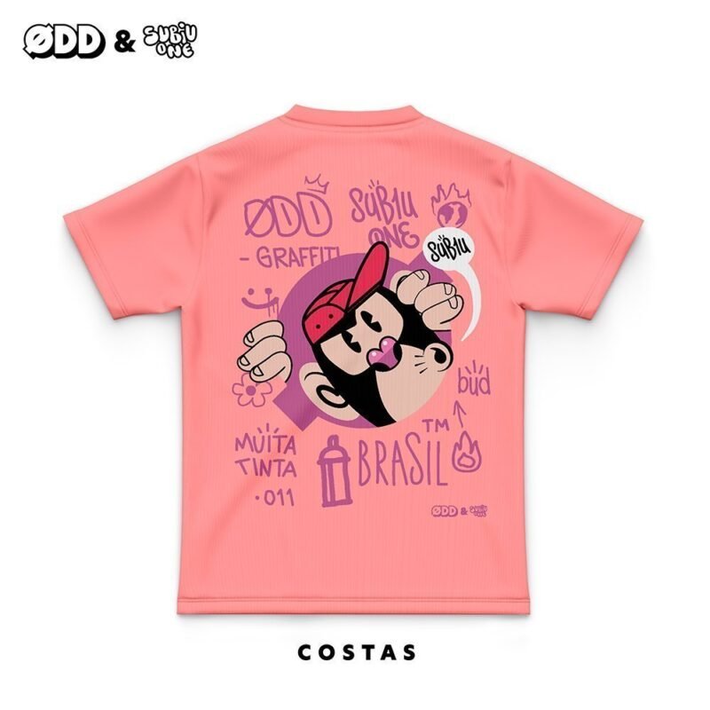 CAMISETA COLLAB ODD X SUBIU - ROSA - Imagem 2