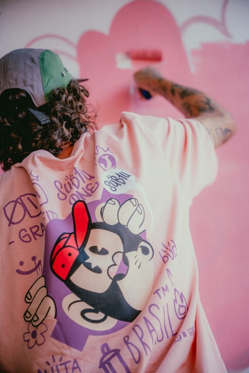 CAMISETA COLLAB ODD X SUBIU - ROSA - Imagem 4