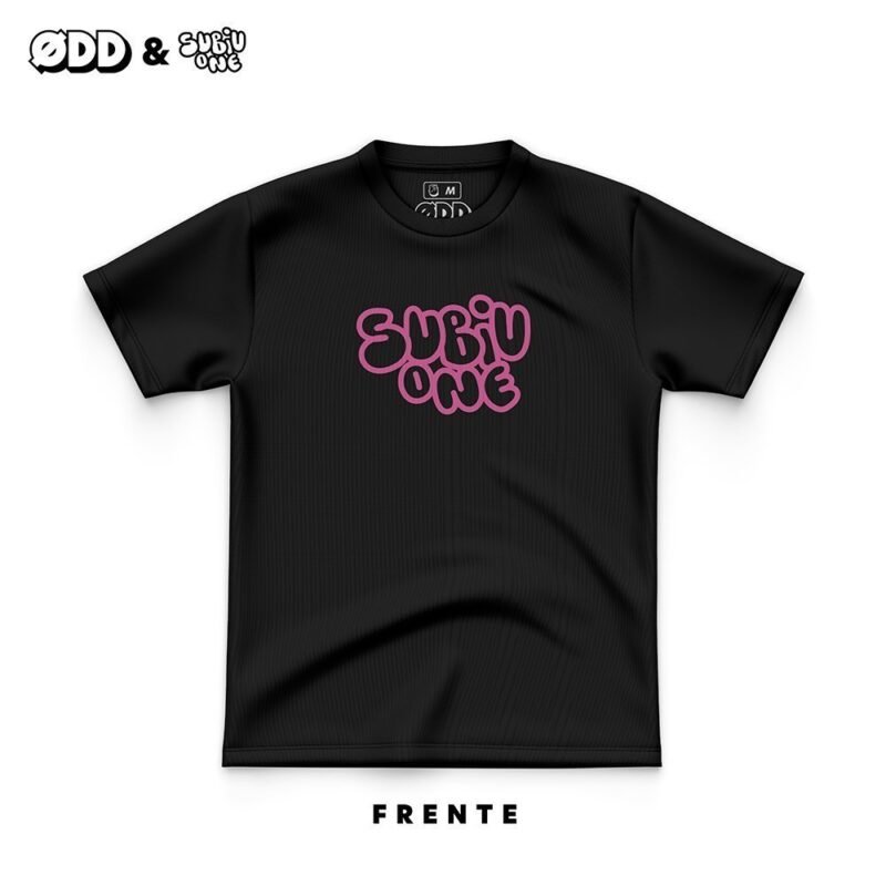 CAMISETA COLLAB ODD X SUBIU - PRETA
