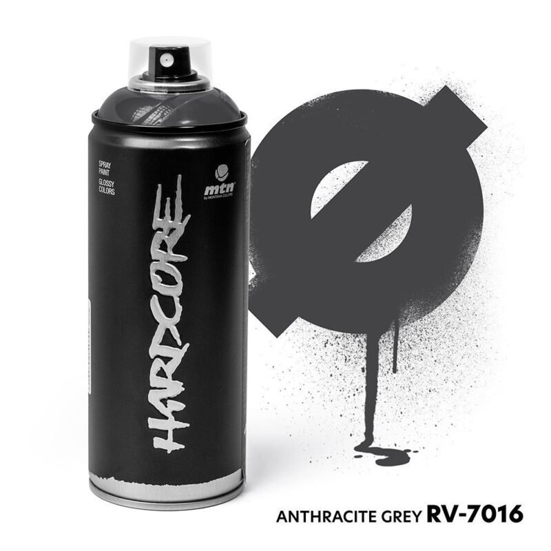 MTN HARDCORE - RV-7016 - ANTHRACITE GREY 400ml - Cinza