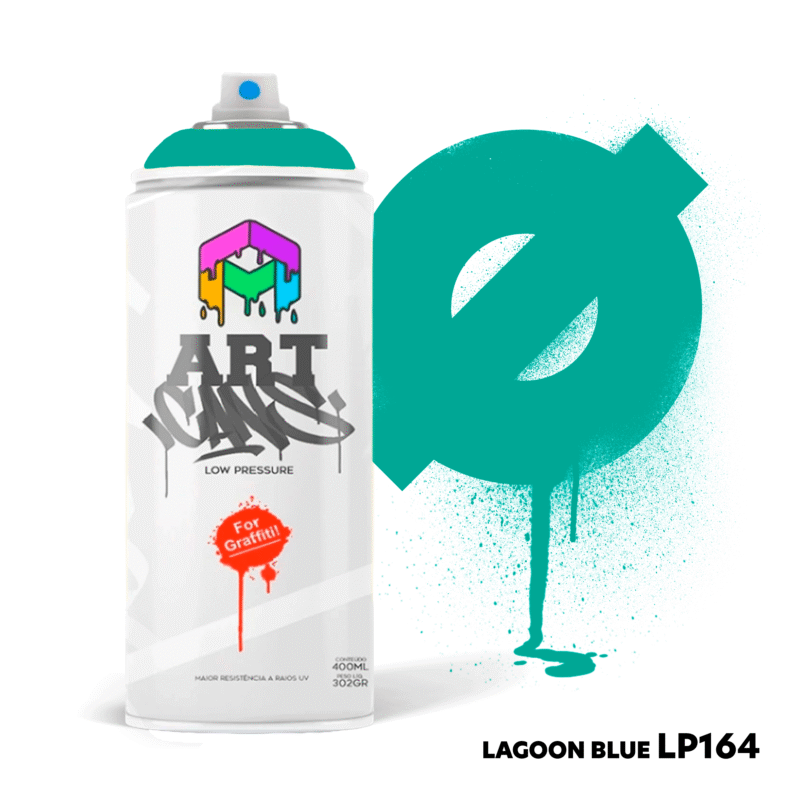 ART CANS - 164 - LAGOON BLUE 400ml - Azul