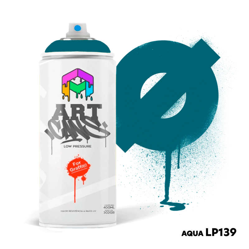ART CANS - 139 - AQUA 400ml - Azul
