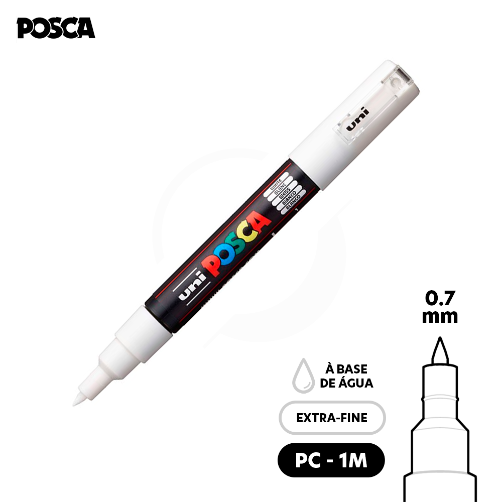 CANETA POSCA PC-1M - Branco