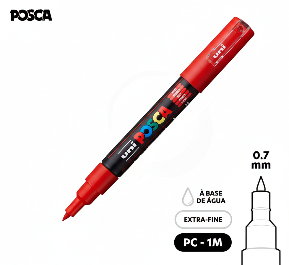 CANETA POSCA PC-1M - Vermelho