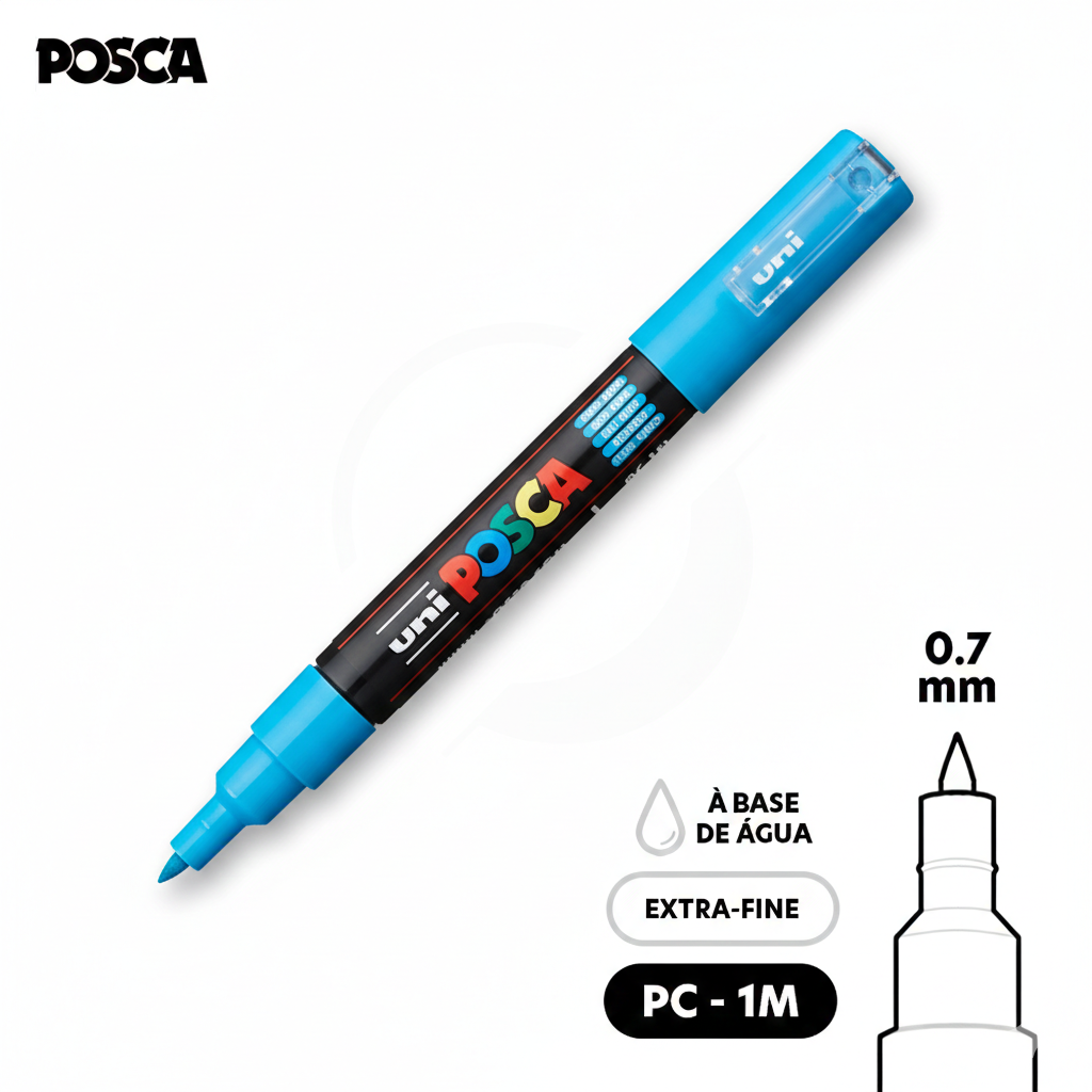 CANETA POSCA PC-1M - Azul