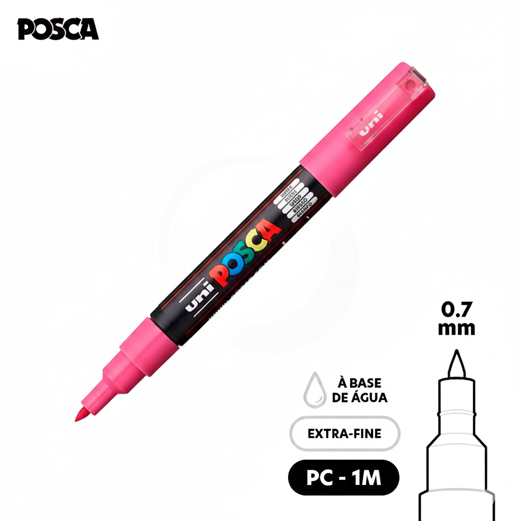 CANETA POSCA PC-1M - Rosa