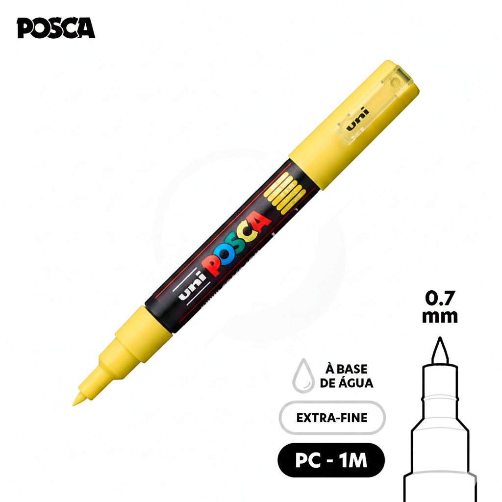 CANETA POSCA PC-1M - Amarelo