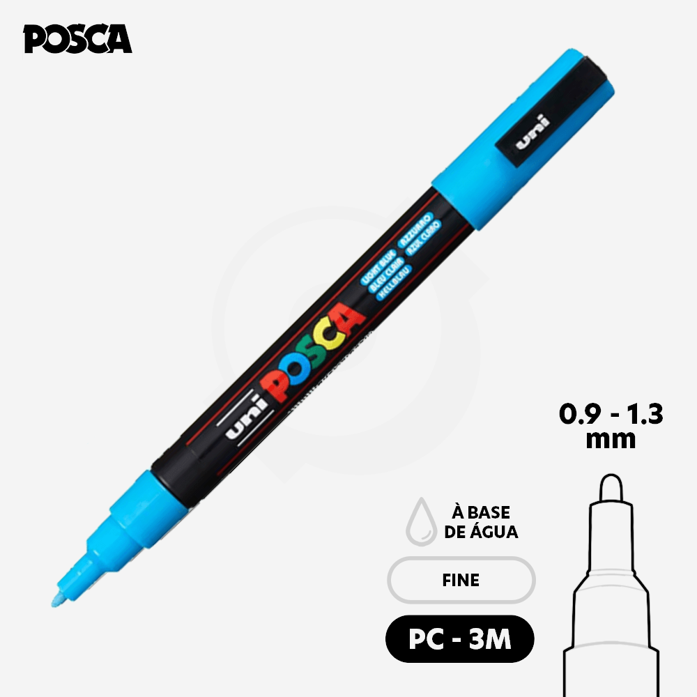 CANETA POSCA PC-3M - Azul