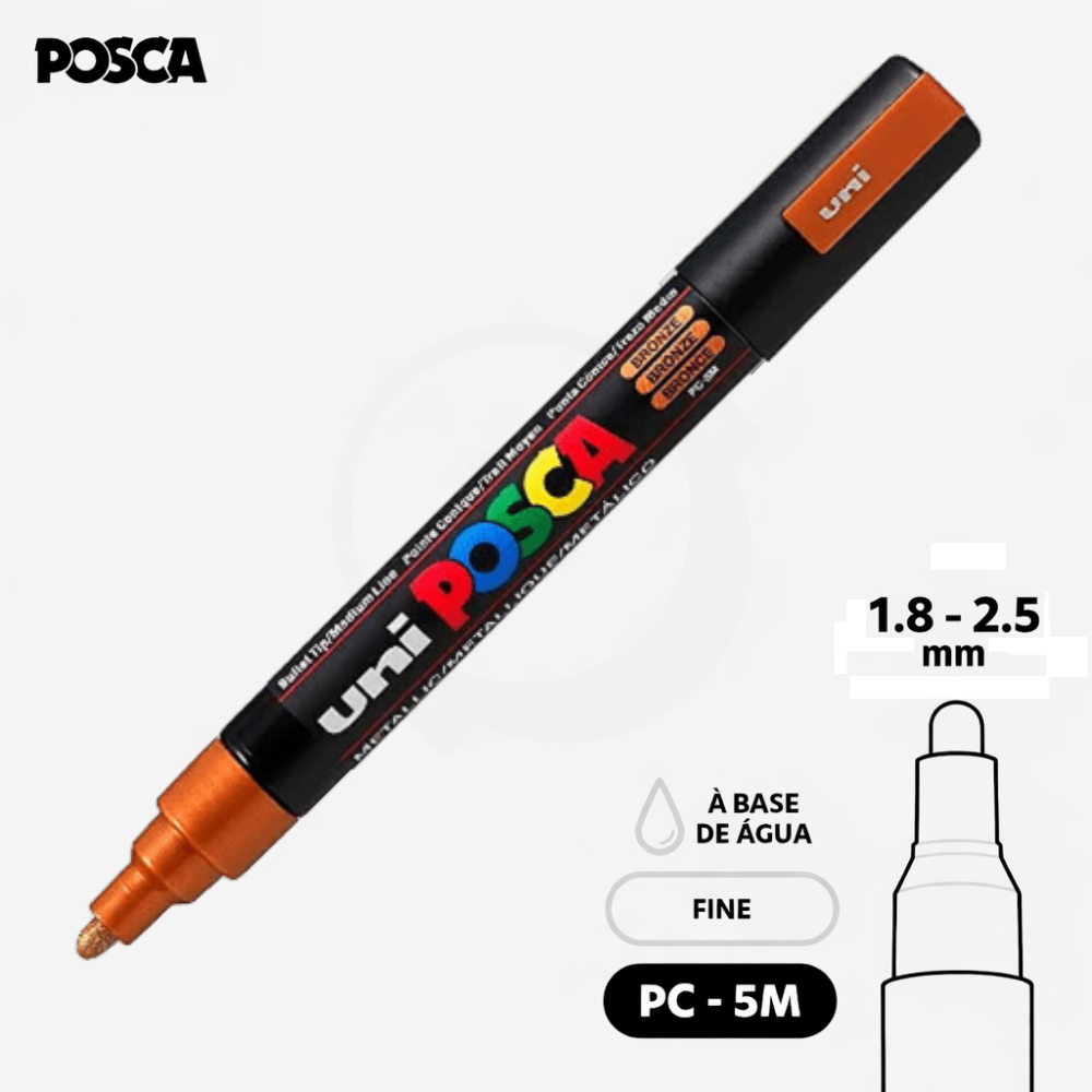 CANETA POSCA PC-5M - Bronze