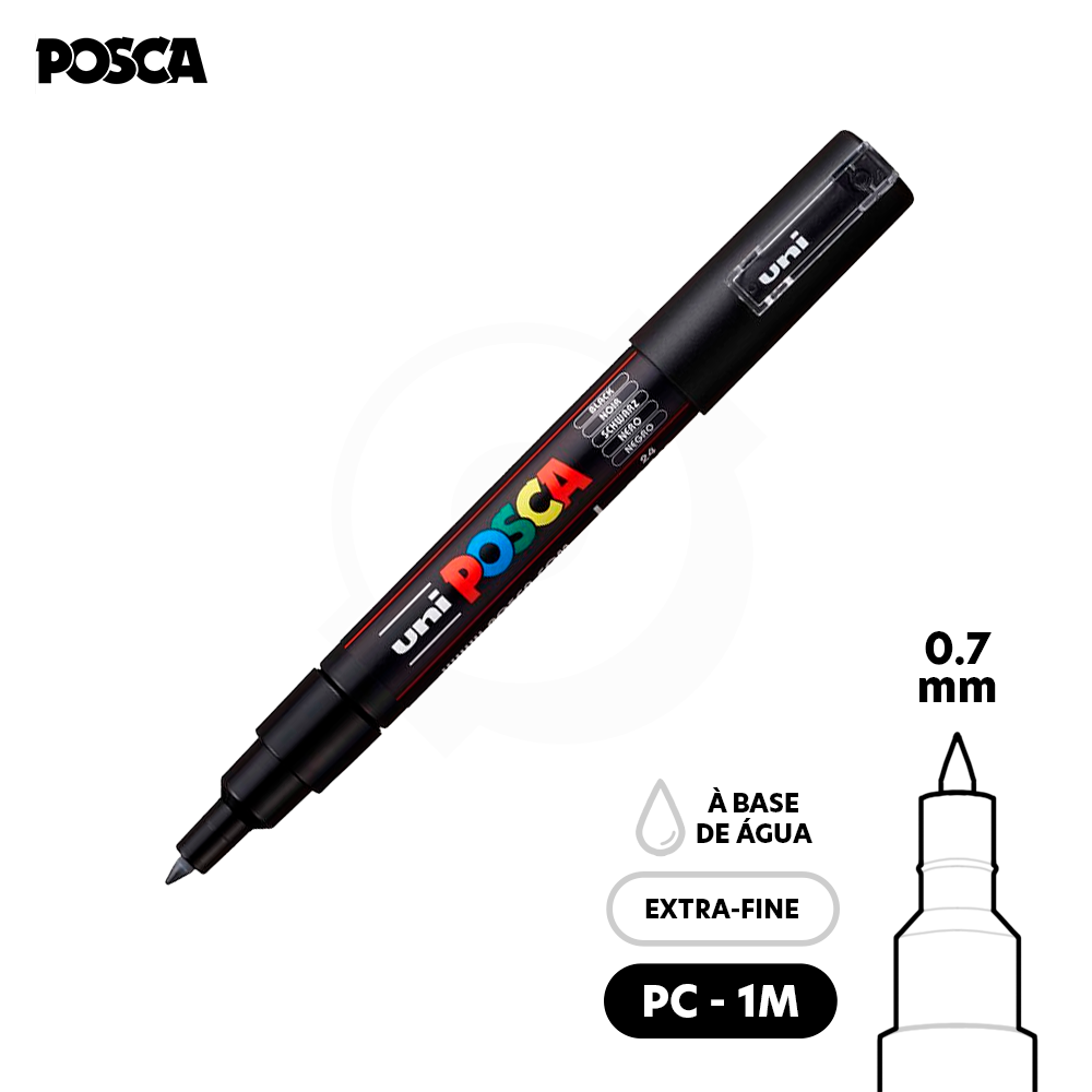 CANETA POSCA PC-1M - Preto