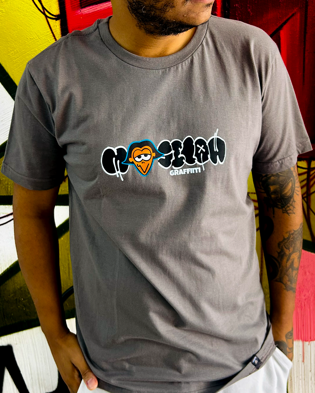 CAMISETA WALISSON - CINZA