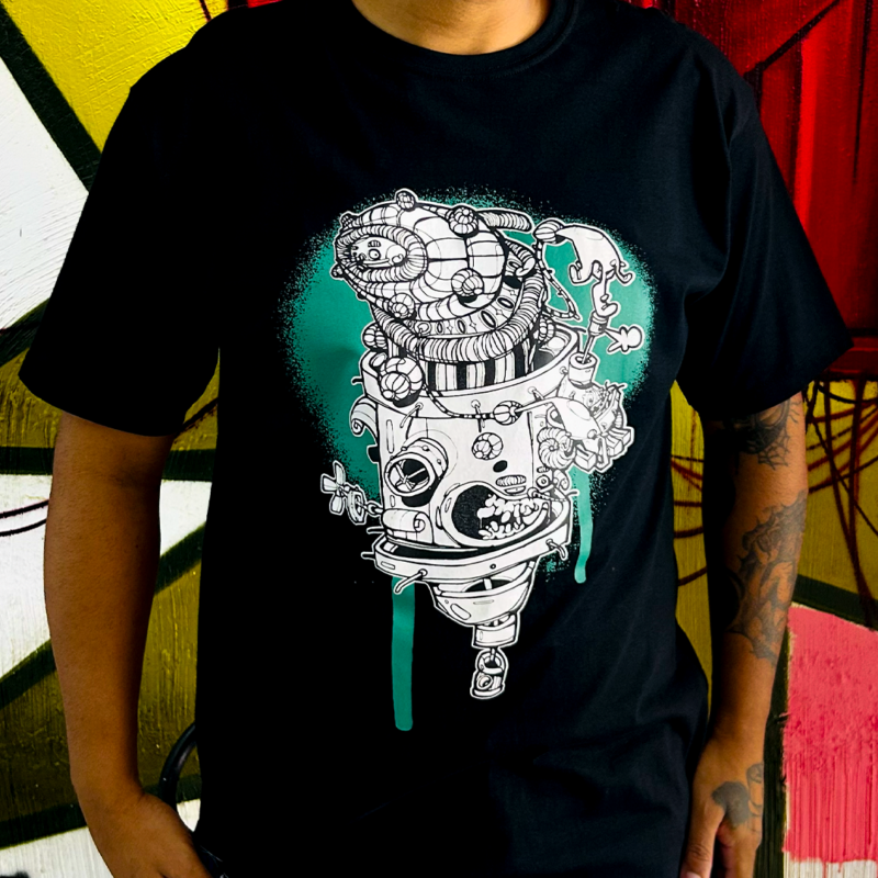 CAMISETA - INSANE - PERSONA VERDE - PRETA