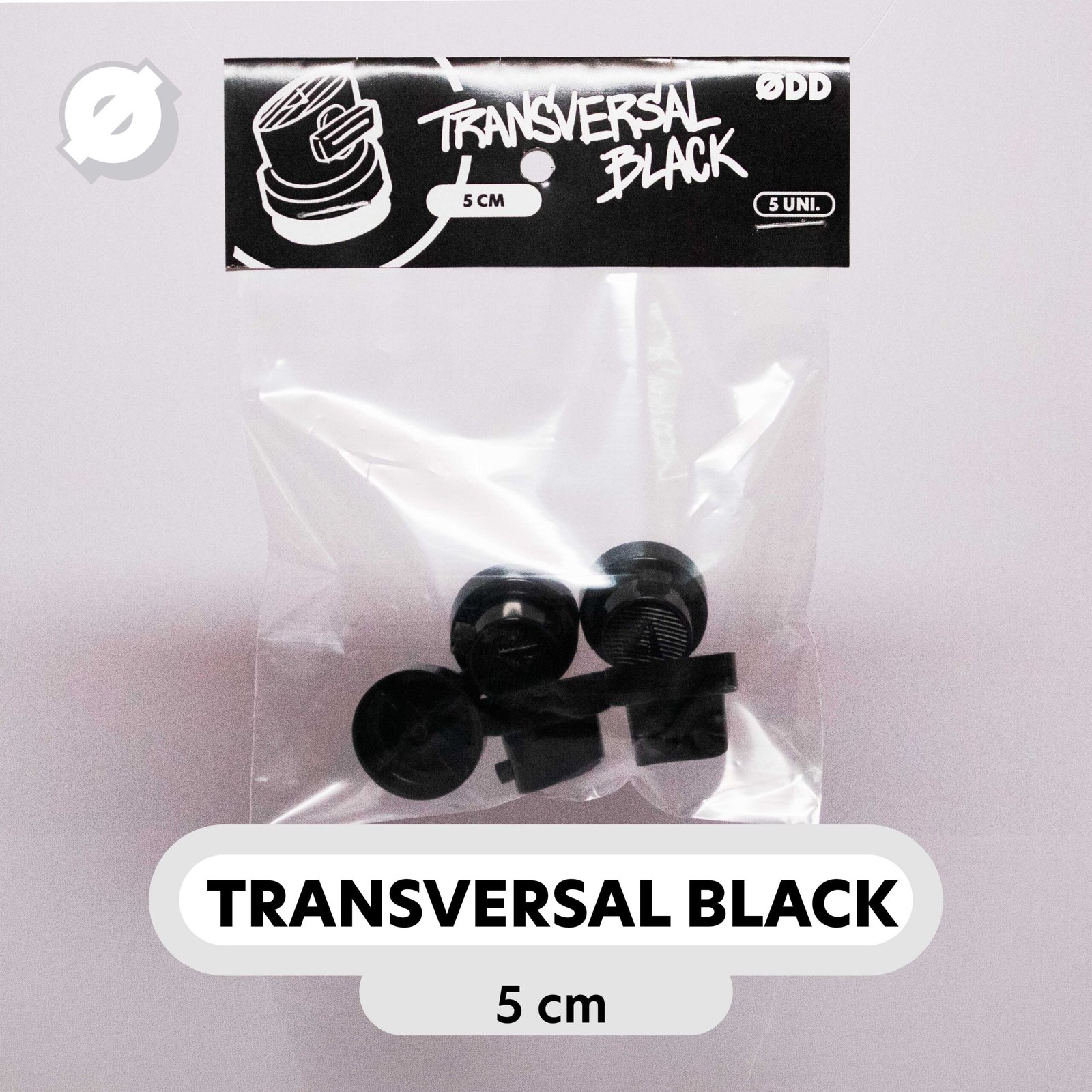 CAP VÁLVULA - TRANSVERSAL BLACK - PACK 5 UNIDADES