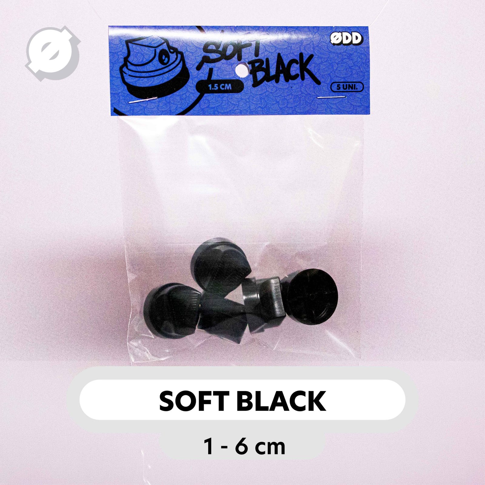 CAP VÁLVULA - SOFT BLACK - PACK 5 UNIDADES