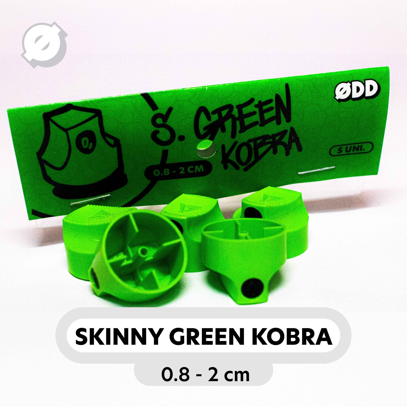 CAP VÁLVULA - SKINNY GREEN KOBRA - PACK 5 UNIDADES - Imagem 3